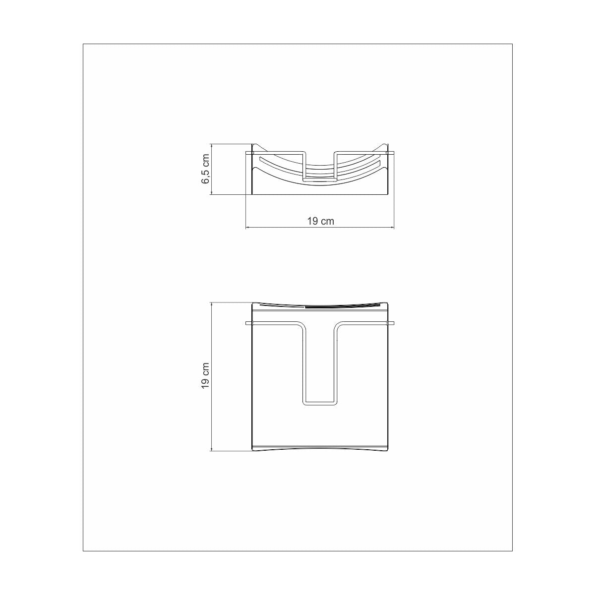 Tramontina Ciclo stainless steel napkin holder